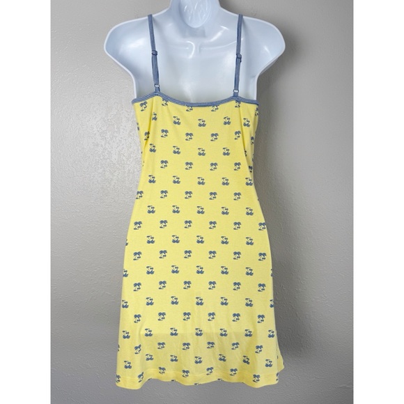 Tommy Hilfiger sleepwear yellow palm tree jersey sleeveless nightgown dress S - Picture 5 of 10